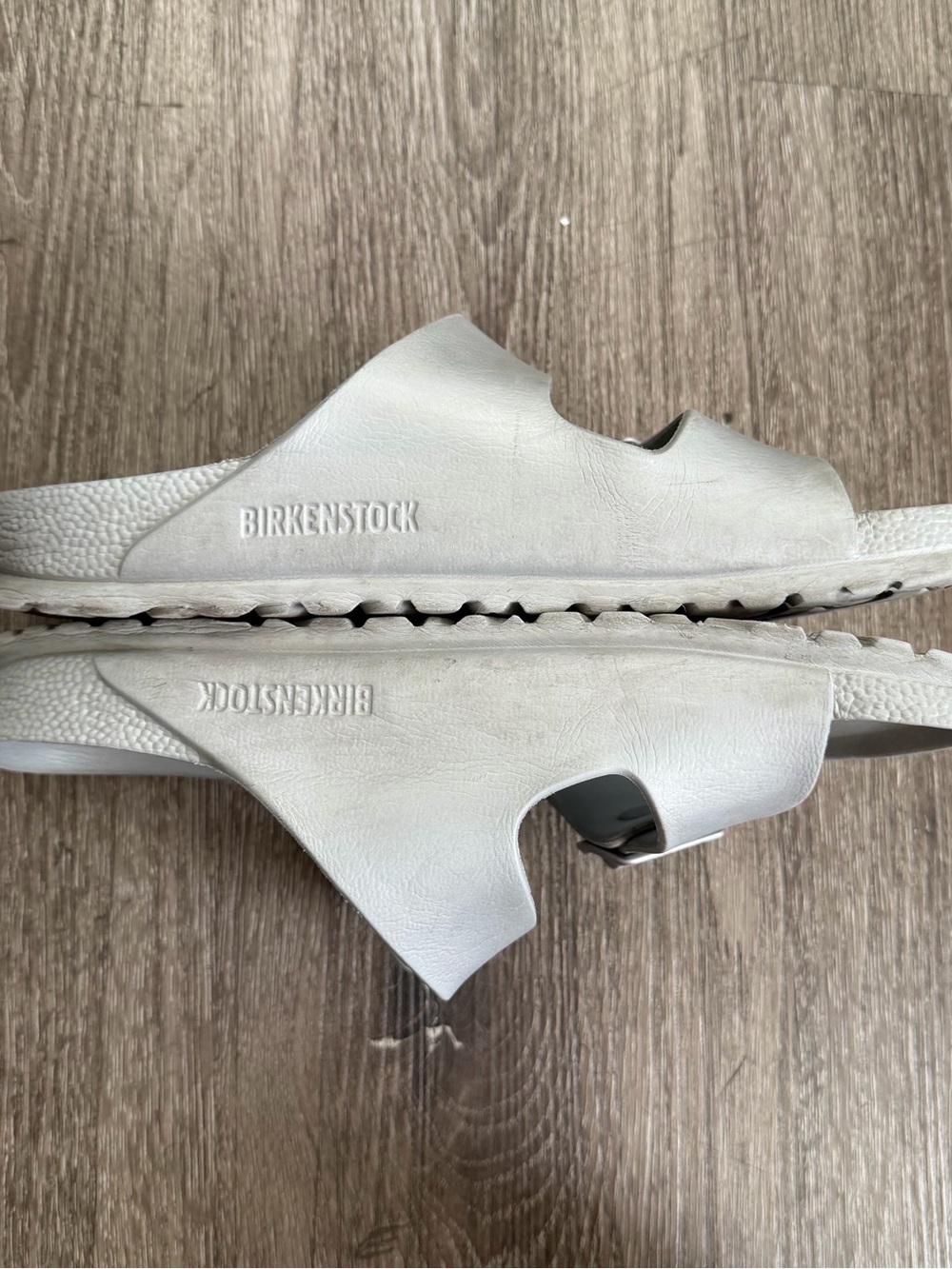 Birkenstock Kids Two-Buckle Slide Sandals in Light Silver - Picture 4 of 6